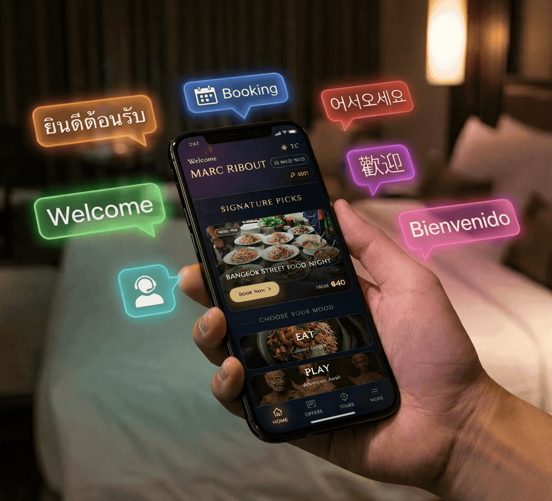 AI Concierge App - Multilingual Welcome